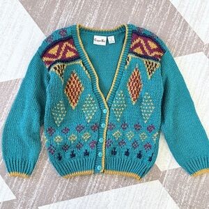 Copper Key Grandpa Cardigan Sweater Medium